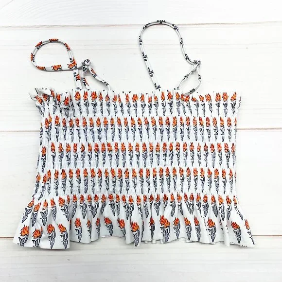 Smocked Bikini Tube Top NWOT - Picture 2 of 6